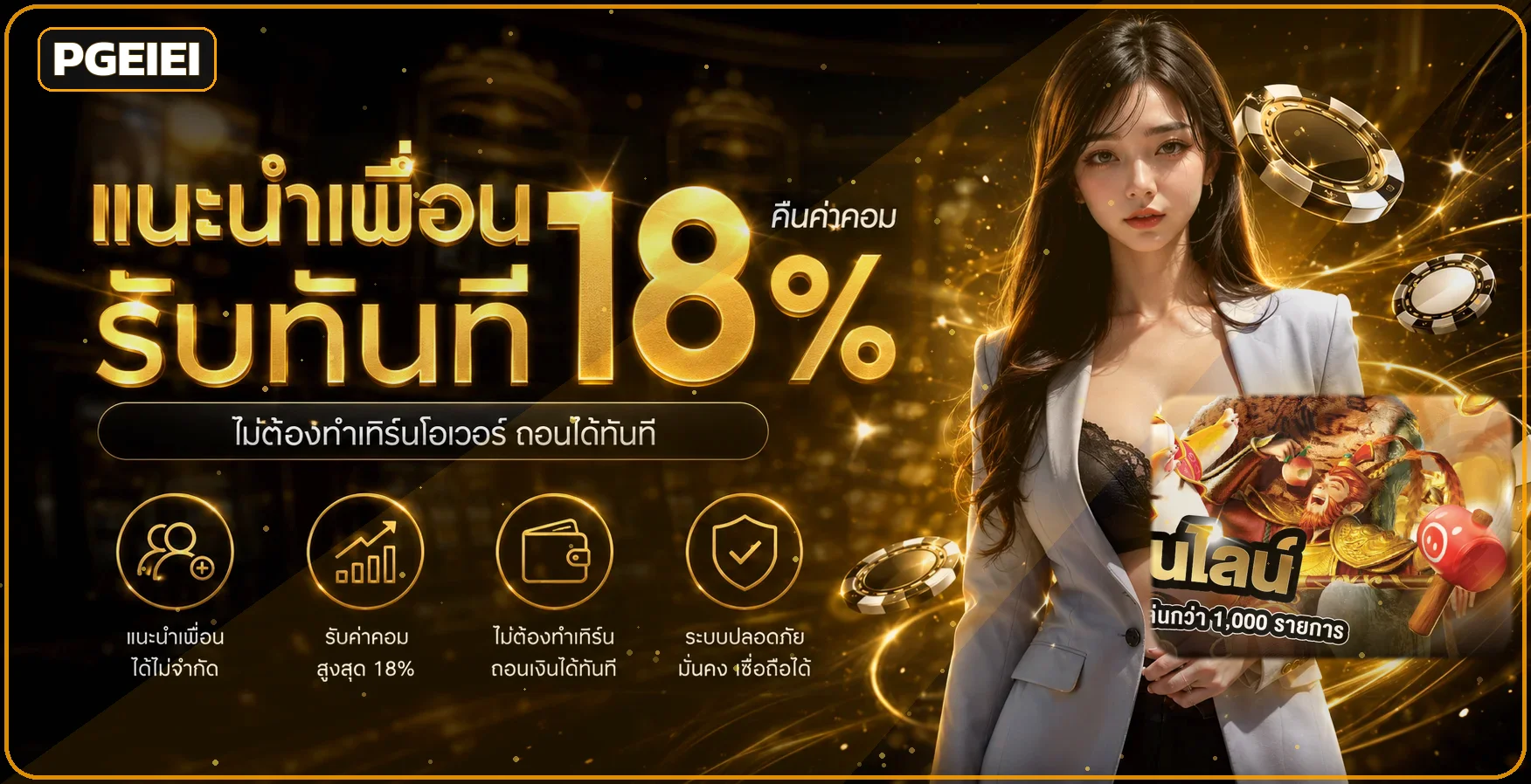 PGEIEI ทางเข้าเว็บหลัก สมัคร ฝากถอนออโต้ | สล็อต PG