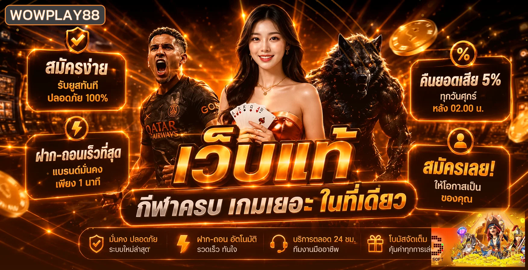 wowplay88 เว็บตรง สล็อตลิขสิทธิ์แท้ ฝากถอนออโต้