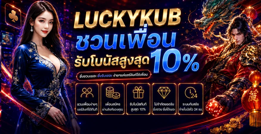 LUCKYKUB เข้าสู่ระบบ กู้รหัสและดูแลบัญชี