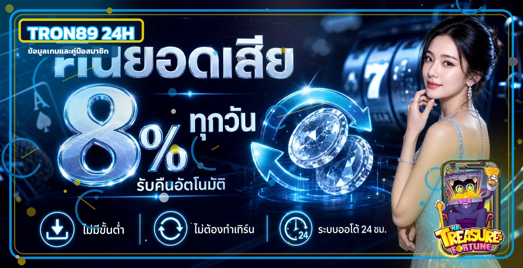 TRON89 ทางเข้าเว็บตรง สล็อต ฝากถอนออโต้ 24 ชม.