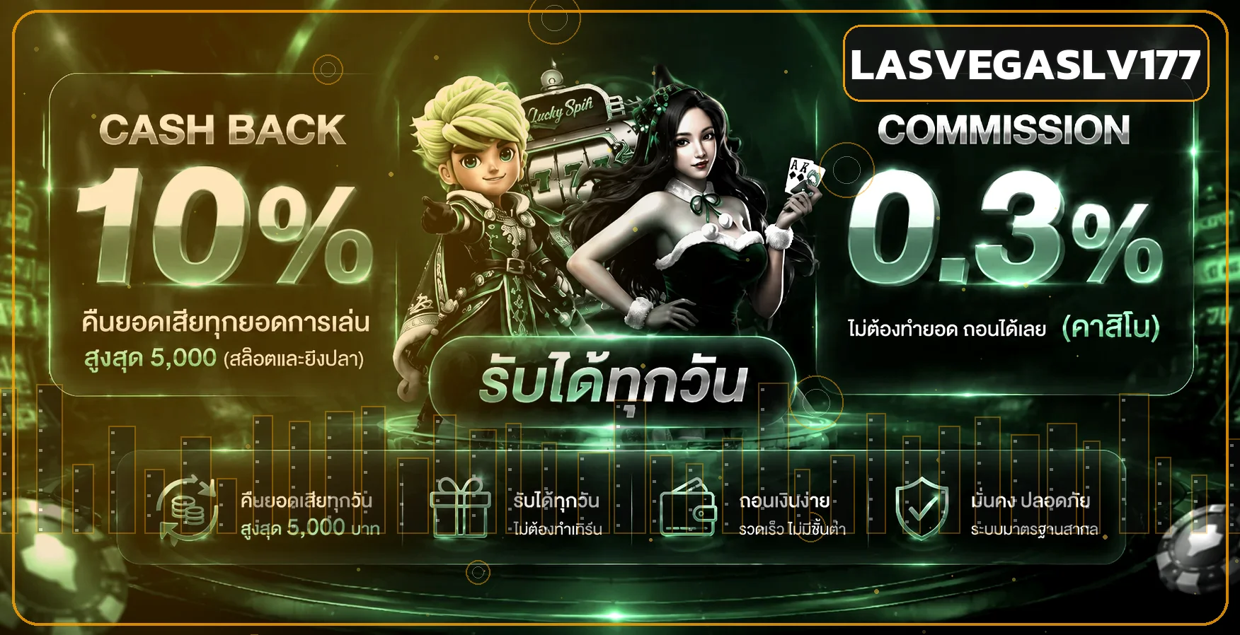 LASVEGASLV177 ทางเข้าเว็บหลัก คาสิโนสด ฝากถอนออโต้