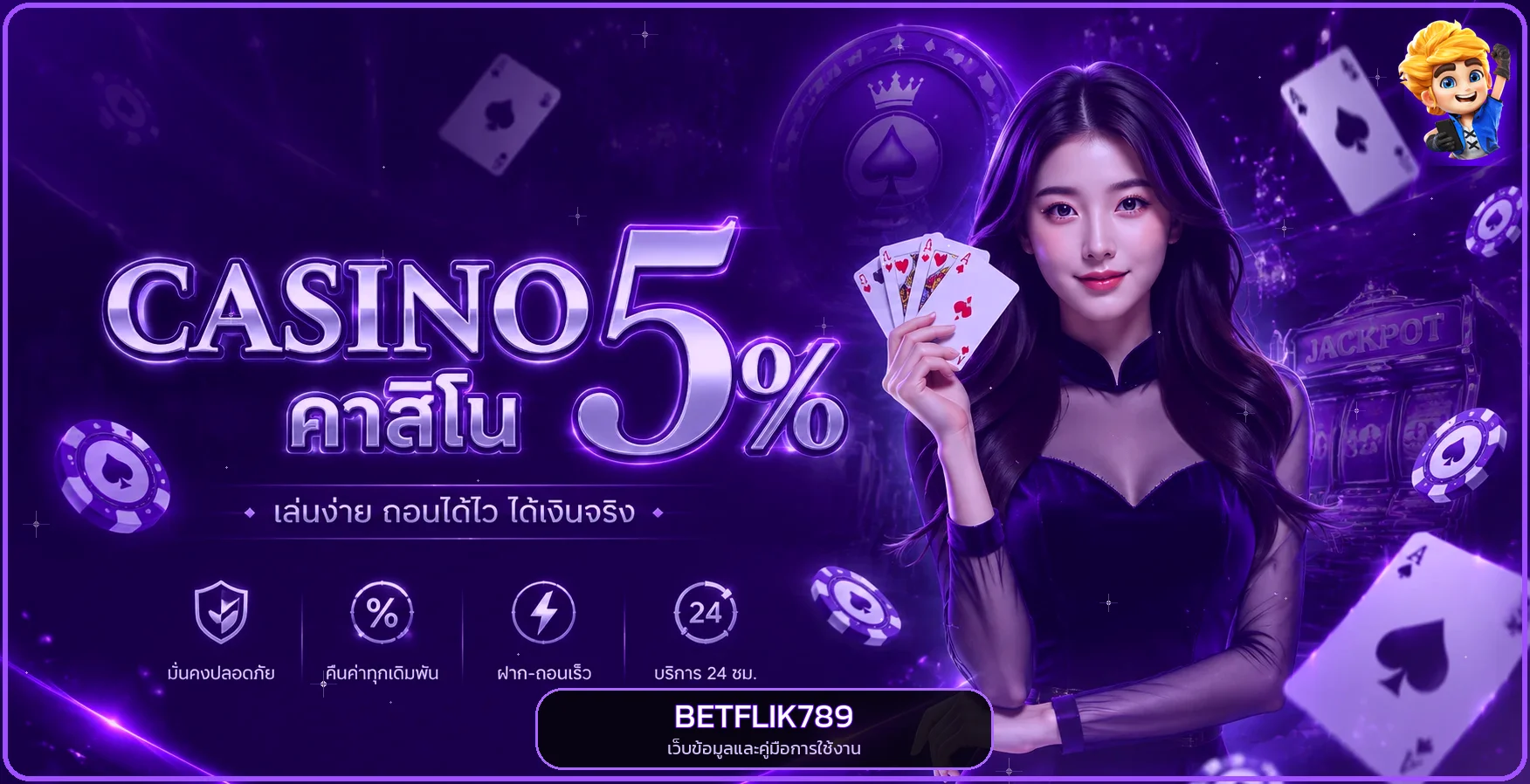BETFLIK789 เว็บตรง ทางเข้าใหม่ ฝากถอนออโต้