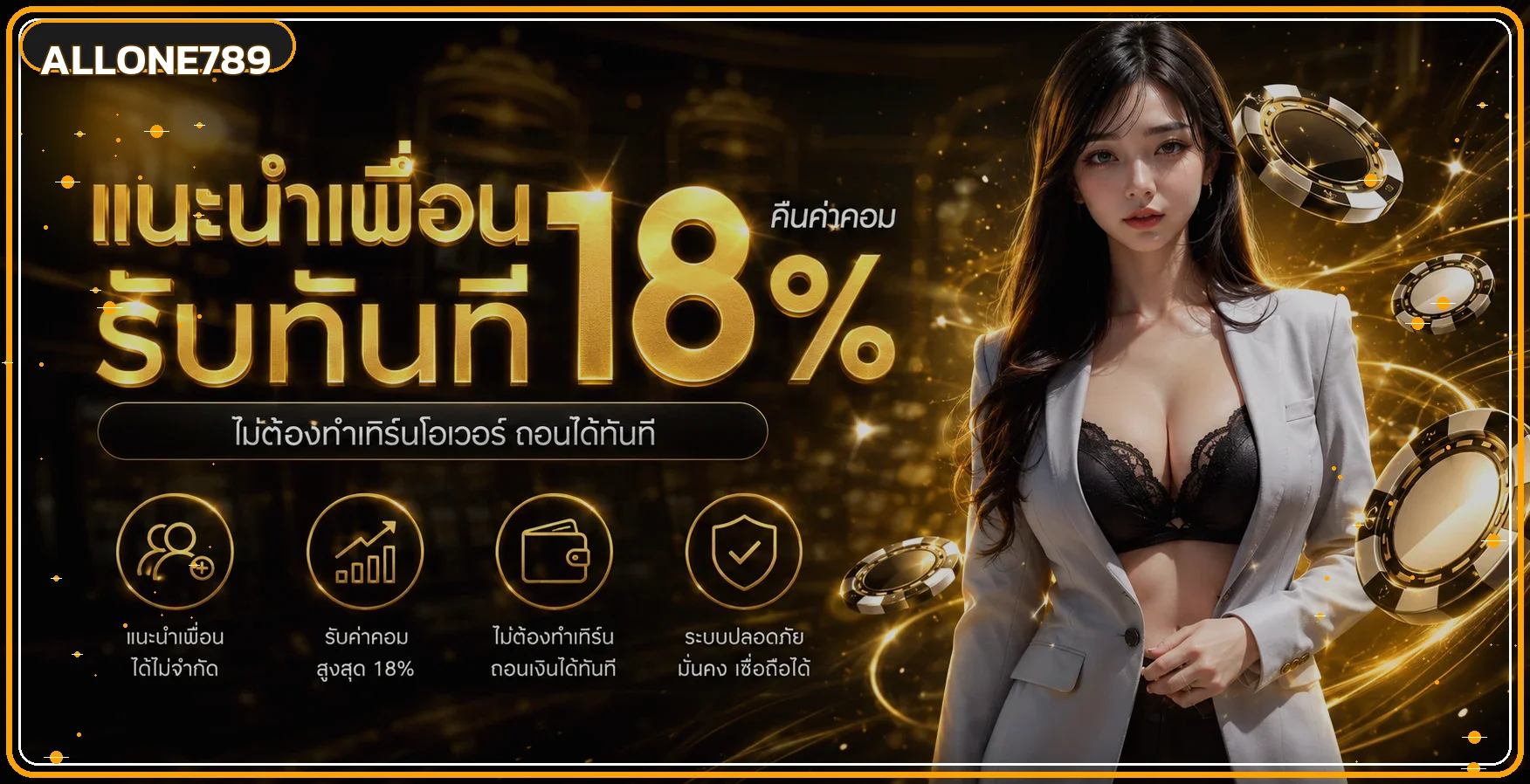 ALLONE789 เว็บตรง สล็อต คาสิโน ฝากถอนออโต้